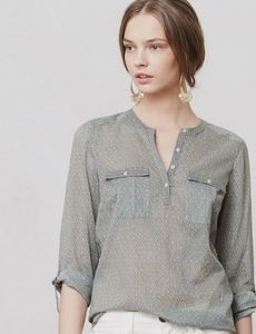 Holding Horses Tulipanes Henley tunic sz 4